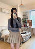 CEENIU戶外防曬衣女夏季新款冰絲緊身顯瘦防曬服速干薄款運(yùn)動(dòng)透氣外套女 【立領(lǐng)款】灰色 M （推薦80-110斤） 曬單實(shí)拍圖