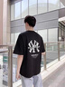 LEFT SPORTS品牌聯(lián)名圓領(lǐng)t恤夏季青少年運(yùn)動短袖印花潮流套裝男休閑寬松體恤 黑色B(DTY-1) XL (建議體重155-175斤) 曬單實(shí)拍圖