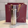 BEMEGA英國品牌純鈦燜茶壺大容量泡茶壺保溫水壺家用悶泡壺煮茶熱水壺皓月銀【 機械測溫顯溫 禮 800ml 曬單實(shí)拍圖