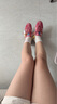 阿迪達斯 （adidas）三葉草系列 女子 GAZELLE INDOOR 休閑鞋 IF1809 粉色  39 曬單實拍圖