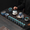 蘇氏陶瓷（SUSHI CERAMICS）國(guó)禮藍(lán)黛鎏銀美人壺蓋碗大套功夫茶具非遺大師鄭文強(qiáng)作品國(guó)家補(bǔ)貼 曬單實(shí)拍圖