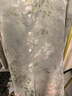 衣典零一（LEDIALYI）七分袖真絲襯衫女2025夏季女裝新款輕奢洋氣高級感襯衣桑蠶絲上衣 綠色花 M 曬單實(shí)拍圖