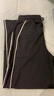 森馬（Semir）休閑褲女撞色肌理長(zhǎng)褲簡(jiǎn)約運(yùn)動(dòng)風(fēng)春季2025新款抽繩闊腿褲百搭 黑色90001 L 165/70A 曬單實(shí)拍圖