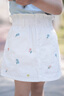 巴拉巴拉童裝兒童短裙女童夏裝新款全棉牛仔休閑刺繡花苞裙 米白10302 120 曬單實(shí)拍圖