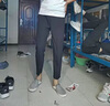 賓裕狼垂墜感西褲男春季小西褲九分褲直筒修身松緊系繩冰絲休閑西服褲子 黑色 L （30-31碼修身）優(yōu)先發(fā)貨 曬單實(shí)拍圖