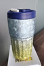 MULTIPOTENT鈦杯男女咖啡杯保溫杯炫彩隨行杯帶溫顯鈦博仕系列金藍色420ml 曬單實(shí)拍圖