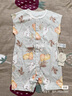 OAK FAMILY新生兒嬰兒衣服夏季連體衣寶寶短袖哈衣爬服純棉薄款 小梨子-連身衣 (不含口水巾) 90cm （推薦1~2歲） 曬單實拍圖
