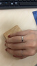 六福珠寶七夕情人節(jié)禮物 鉑950婚嫁鉑金戒指情侶對戒女 計價 9號-約2.27克 曬單實拍圖