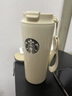 星巴克星巴克（Starbucks）杯子簡(jiǎn)約便攜大容量車(chē)載咖啡杯不銹鋼保溫杯 簡(jiǎn)約白 550ml 曬單實(shí)拍圖