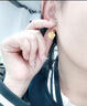 中國黃金（CHINA GOLD）玫瑰花黃金耳環(huán)女款足金花朵掛墜耳飾情人節(jié)生日禮物送女友媽媽 玫瑰花耳環(huán) 曬單實拍圖