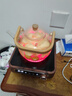 金正（NINTAUS）電陶爐電磁爐方形木紋電茶爐煮茶器小型茶壺茶杯套裝大功率迷你超薄辦公桌面圍爐煮茶器具 1500W丨1L竹把玻璃壺+玻璃濾網(wǎng) 曬單實(shí)拍圖