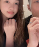 紀詩哲相濡以沫情侶戒指一對時尚百搭簡約男女款開口對戒生日禮物送女友 相濡以沫情侶對戒 曬單實拍圖