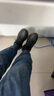斯凱奇（Skechers）男鞋春秋款新品舒適緩震商務(wù)休閑鞋時(shí)尚簡(jiǎn)約百搭日常通勤黑色鞋子 曬單實(shí)拍圖