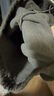 Semir森馬休閑褲女抓絨降落傘褲冬季闊腿工裝褲復(fù)古 軍綠40601 155/62A/S 曬單實(shí)拍圖