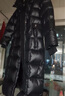 坦博爾鵝絨服女長(cháng)款連帽收腰顯瘦加厚保暖女士羽絨服550890D極光黑165 曬單實(shí)拍圖