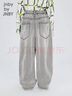 jnby by JNBY江南布衣童裝長褲香蕉褲牛仔柔軟休閑秋冬男女童兒童1O7E11770 986/牛仔白 120cm 曬單實(shí)拍圖