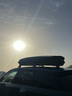 MIIKKE汽車(chē)車(chē)頂行李箱suv通用轎車(chē)超薄扁平車(chē)載車(chē)頂旅行箱大容量易安裝 雙開(kāi)580L黑/白/灰+靜音橫桿 曬單實(shí)拍圖