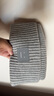 Acne Studios【七夕禮贈】 男女同款 表情笑臉純色羊毛毛線帽針織帽C40135 淺麻灰色 均碼 曬單實拍圖