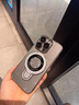 巴蒂尼 閃粉磁吸支架適用蘋(píng)果16promax手機殼新款iphone16pro保護套ip15高級14pm透明13簡(jiǎn)約男款女12超薄 【黑色】璀璨掌上星河*合金無(wú)感支架 iPhone 16 曬單實(shí)拍圖