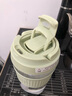 Vanow玻璃杯女士咖啡杯水杯夏季高顏值便攜雙飲ins風(fēng)帶吸管耐高溫杯子 薄荷綠460ml 曬單實(shí)拍圖
