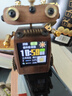 ZRQF日本桌面智能WIFI天氣預(yù)報(bào)電子時鐘科技感賽博朋克機(jī)器人鬧鐘擺件 咖啡色【當(dāng)天發(fā)貨】 曬單實(shí)拍圖