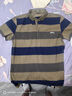 JEEP父親節的禮物男士POLO衫2025夏季翻領(lǐng)條紋短袖T恤帶領(lǐng)半袖上衣服 曬單實(shí)拍圖