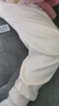 舒貝怡嬰兒衣服純棉寶寶對(duì)開(kāi)內(nèi)衣套裝男女春秋兒童睡衣秋衣秋褲粉 120CM 曬單實(shí)拍圖