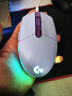 羅技（G）G102二代游戲鼠標有線(xiàn)鼠標電競機械輕量化人體工學(xué)RGB流光燈效宏編程三角洲行動(dòng)無(wú)畏契約吃雞神器 G102紫色+阿卡麗桌墊 曬單實(shí)拍圖