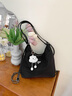 愛(ài)情海包包女包單肩斜挎托特包大容量背包通勤生日禮物高級感送女友老婆 【黑色】洋氣小眾實(shí)用大包 簡(jiǎn)約休閑時(shí)尚百搭輕奢高端小包 曬單實(shí)拍圖