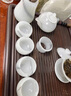 澤名家琉璃功夫茶具套裝家用茶杯高端茶壺新款泡茶禮盒一套輕奢茶具 水墨茶壺茶具套裝 9頭 曬單實(shí)拍圖