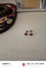 琢匠金光篆耳釘朱砂版丨琢匠原創(chuàng)國風(fēng)飾品配飾耳飾女s925銀新款耳環(huán)男 金光篆耳釘/朱砂版【一對】 曬單實(shí)拍圖