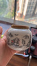 中式茶葉罐陶瓷迷你小號密封罐普洱紅綠茶防潮存茶空包裝加大容量 麥芽黃茶葉罐-山深水秀 50ml 1個 曬單實拍圖