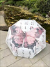 京悠雨國風(fēng)太陽(yáng)傘女防曬防紫外線(xiàn)小巧便攜迷你口袋遮陽(yáng)傘晴雨兩用六折輕 竹韻【扁六折】UPF50+晴雨兩用 曬單實(shí)拍圖