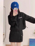 JEANSWEST CLUB真維斯山本風(fēng)半身裙女夏季春秋高腰A字傘裙氣質(zhì)不過(guò)膝褶皺短裙  曬單實(shí)拍圖