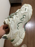 斐樂(lè )（FILA） 【楊冪同款】女鞋情侶運動(dòng)鞋情人節蕨草鞋休閑鞋老爹鞋情侶鞋 豆腐白/瑚草綠-TS【女款】 36 曬單實(shí)拍圖
