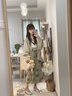 樂雅秀日系苧麻薄款防曬衣女款夏季中長款垂感襯衫外套寬松外穿開衫上衣 卡其色 M 曬單實拍圖