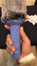 索愛（soaiy）MC8無線k歌手機麥克風(fēng)話筒歌唱神器兒童唱歌卡拉OK手持話筒音響一體藍(lán)牙家庭戶外ktv 毛套版星海藍(lán) 曬單實拍圖