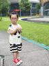 G.DUCKKIDS小黃鴨童裝男童夏裝套裝寶寶無袖背心男孩潮帥氣時(shí)髦夏天薄衣服 黑色套裝 110 (建議98-105cm 3-4周歲） 曬單實(shí)拍圖