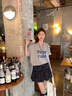 FSHE黑色碎花短裙女秋季2025新款高腰a字顯瘦半身裙芭蕾風(fēng)波點(diǎn)蛋糕裙 黑色 L 適合體重【111-125斤】 曬單實(shí)拍圖