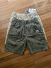 大嘴猴（paul frank）純棉短褲夏季男寬松男士外穿大褲衩2024新款休閑潮流百搭五分中褲 531D豆綠色【官方正品】 L 【建議100-110斤】 曬單實(shí)拍圖