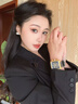 古歐（GUOU）手表女學(xué)生時(shí)尚潮流氣質(zhì)大表盤(pán)男表豹紋硅膠新款石英腕表情侶禮物 豹紋帶黑黃金框（硅膠帶） 曬單實(shí)拍圖