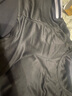 FOX.G冰絲短袖男t恤圓領打底衫衣服男裝半袖夏季寬松內搭2025新款上衣 冰絲網眼條紋短袖T恤黑色 3XL 【建議145-165斤】 曬單實拍圖