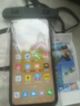 GUIG手機防水袋手機套手機防水殼可觸屏游泳外賣騎手專用掛飾手機防水透明套 買1送1氣囊款【麥芒黑+云初白】8級防水/超清拍攝 曬單實拍圖