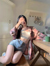 哈熙牛女童夏裝套裝2025新款女大童夏季12-15歲女孩衣服工裝褲三件套 01款粉色工裝褲[三件套] 180 XL[建議120-135斤] 曬單實拍圖