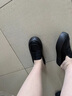 勤記護(hù)士鞋女松糕鞋軟底醫(yī)院工作鞋防滑厚底不累舒適踩屎感小白鞋 黑色 40 曬單實(shí)拍圖