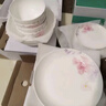 華光國瓷 骨瓷餐具 抗菌釉中彩碗盤套裝 喬遷之喜結(jié)婚禮品 花好月圓 花好月圓 22頭禮盒裝【抗菌瓷】 曬單實拍圖