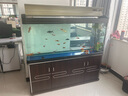 松寶中大魚(yú)缸客廳家用落地懶人生態(tài)免換水帶柜子一體自循環(huán)金魚(yú)水族箱 150CM魚(yú)缸(含顯示屏)+造景+木柜 曬單實(shí)拍圖