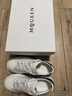 亞歷山大麥昆（Alexander McQueen）厚底運動(dòng)鞋男牛皮小白鞋禮物553680-WIEEN-黑尾 40 曬單實(shí)拍圖