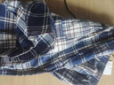 雪茜曼男士純棉短褲薄款寬松休閑沙灘褲格子睡褲直筒五分褲可外穿家居褲 曬單實(shí)拍圖
