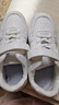 沐霓校園小白鞋2025新款男童板鞋女童低幫皮面表演白色軟底運動(dòng)鞋 白色36碼內長(cháng)21.5cm 曬單實(shí)拍圖